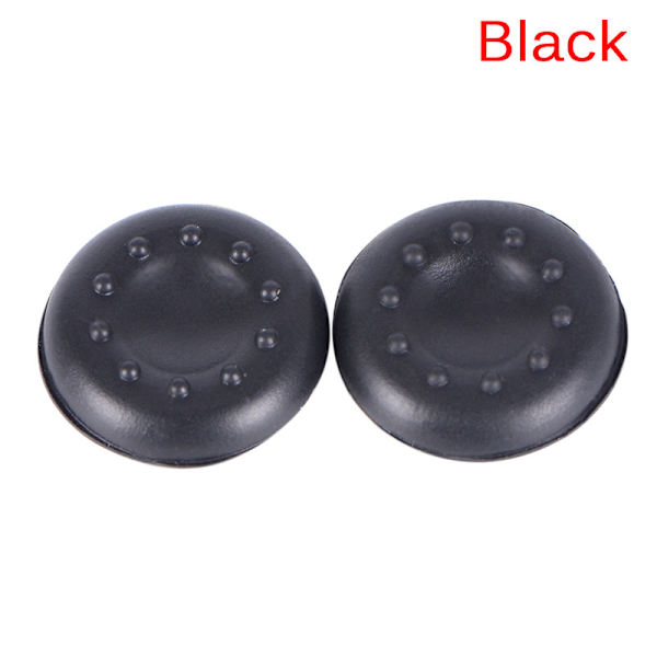 10XAnalog Controller Silikon Cap Cover Thumb Stick Grip för PS Black