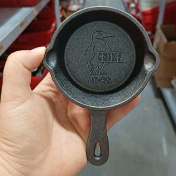 8,5 CM støpejernspanne, non-stick mini-eggestekepanne til kjøkken Black