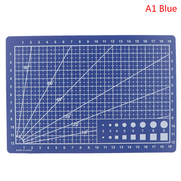 3kpl Kulttuuri- ja koulutusvälineet A4A5 kaksipuolinen ting-tyyny A5 Blue 3pcs