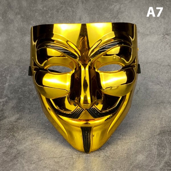 Vendetta Hacker Mask Anonym julefestgave til voksen K A7 one size