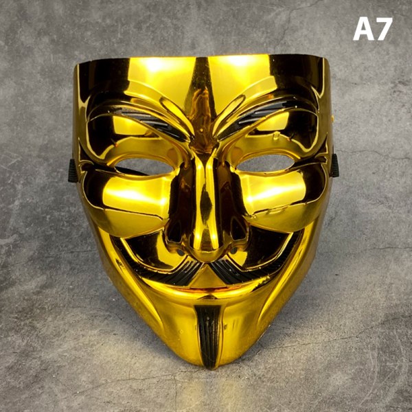Vendetta Hacker Mask Anonym julfest present till vuxen K A7 one size