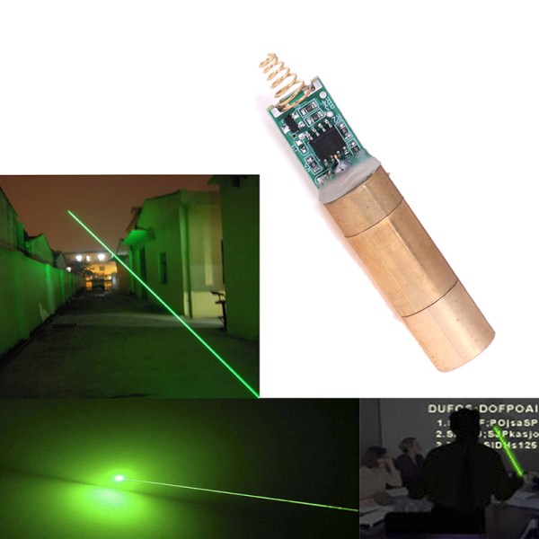 532nm 30~50mW grønn Spot modul diode lys fri driver One Size