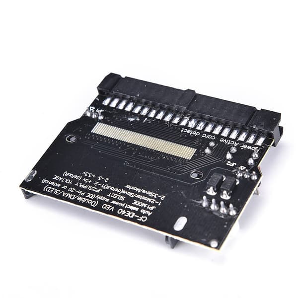 Compact Flash CF til 3,5 kvinnelig 40-pinners IDE-oppstartbar adapter konv Black onesize