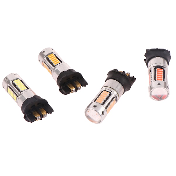 PW24W LED-lampor Blinkersljus varselljus 4014 30 White one size