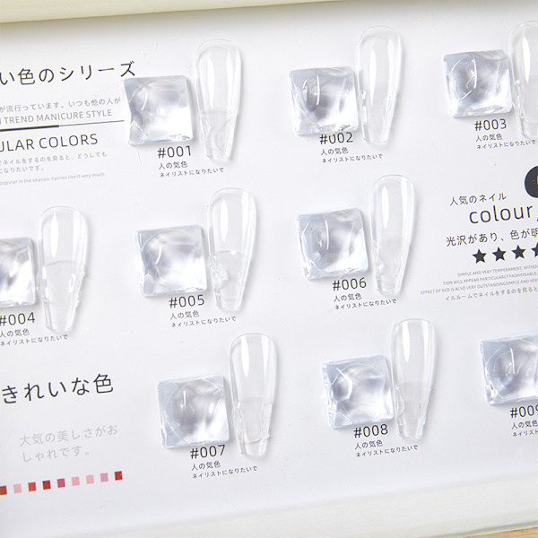 Irregular Acrylic Nail Art False Tips Display Board Hylla Displ D ONESIZE