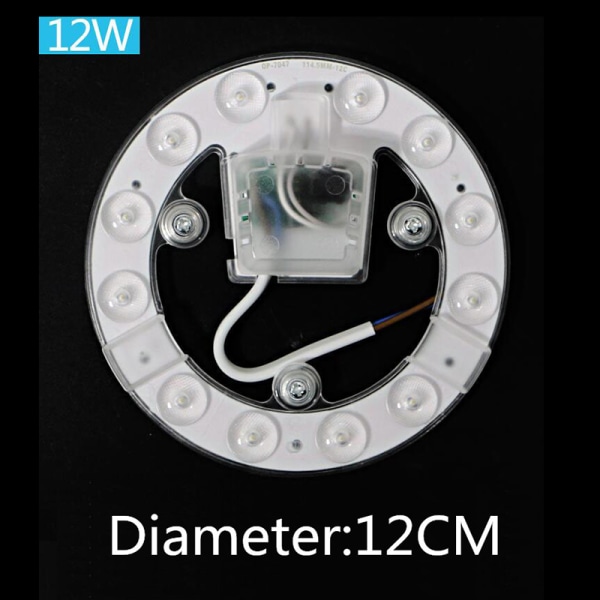 LED Ring PANEL Cirkel Lys LED Rundt Loft bord cirkulaen 12W one size