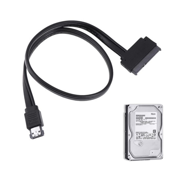 2,5" 3,5" HDD-harddisk SATA 22Pin til USB-kombinasjon DUAL Power onesize