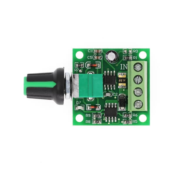1,8V 3V 5V 6V 12V 2A PWM DC Motor Speed ​​Controller Governor Swi One Size