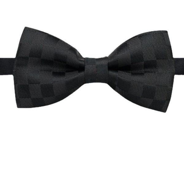 Mode Mænd Butterfly Party Bryllupssløjfe Black Bowknot Bowti 02 one size