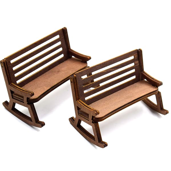 1/12 Dukkehus Mini Bord Stol Dukkehus Møbler Tilbehør A2