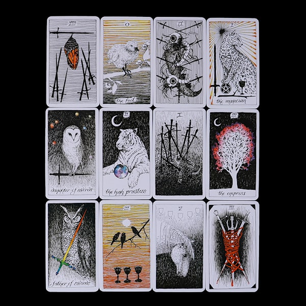 78 stk Wild Unknown Tarot Deck Rider-Waite Oracle Set Fortun Multicolor one size