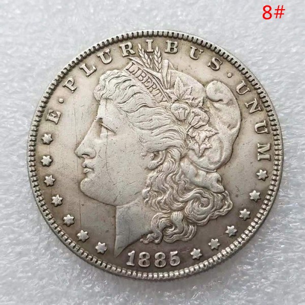 1 stk 1878-1887 USA Morgan Silver Dollar $1 minnemynter C 1 One size