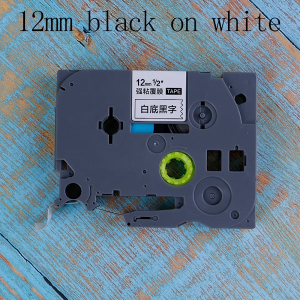 12 mm 9 mm TZ-231 PT-E100B D210 etikettape til Brother P-touch Pr pl-231 12mm