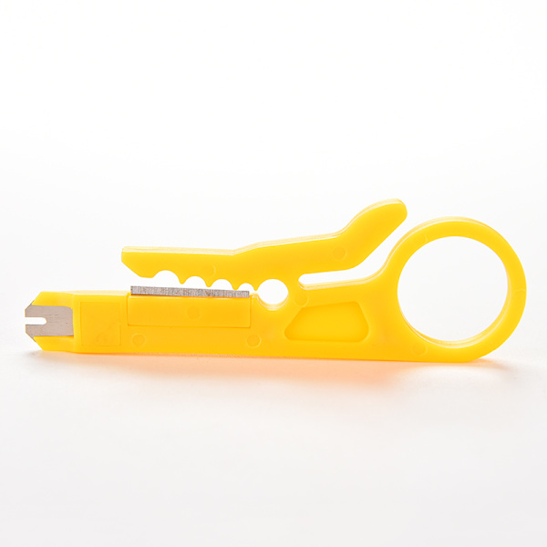 5 stk Netværksforbindelse Wire Punch Down ter Stripper til RJ45 C Yellow 5pcs