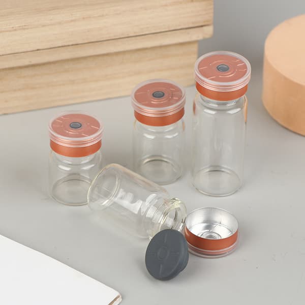 10 st 3 ml 5 ml 6 ml 10 ml flaskor gummipropp flip-off-lock Al Ca 6ML 10Pcs