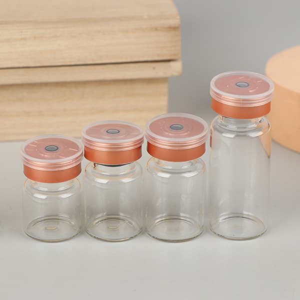 10 st 3 ml 5 ml 6 ml 10 ml flaskor gummipropp flip-off-lock Al Ca 5ML 10Pcs