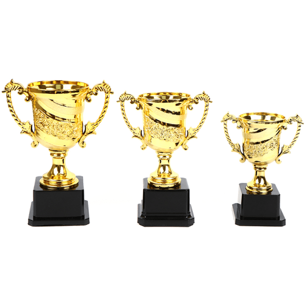 1PCS Gold Awards Trophy Børn Skolefest Award Supplies Ce Gold 14cm