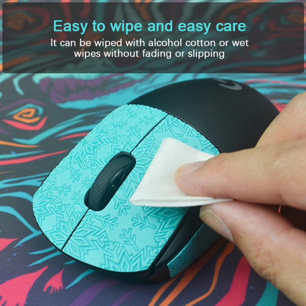 Mouse Grip Tape Skøjte Håndlavet klistermærke Skridsikker Hud Sug Sved Style 1 A1