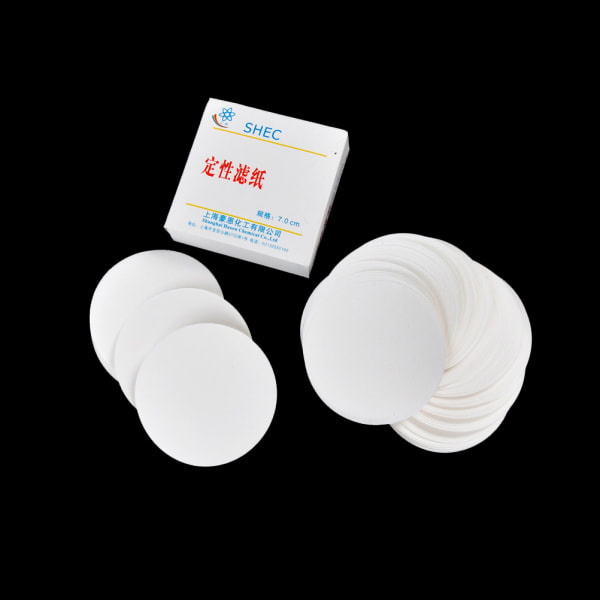100st Filterpapper 7cm Medium Speed Filter Paper Lab Filtratio 0 0