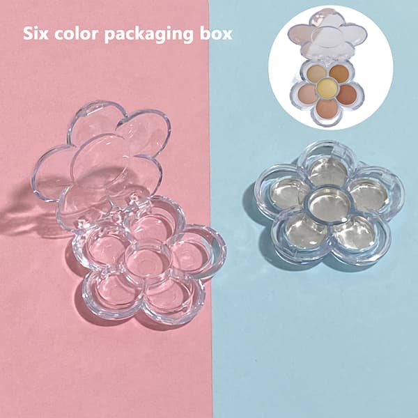Tom ögonskuggsfodral sminkbox takfönster klart lock krämig Conc Shell