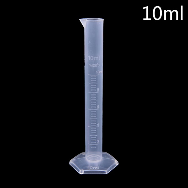 10/25/50/100/250 ml muovinen mittasylinteri laboratoriotesti G 10mL