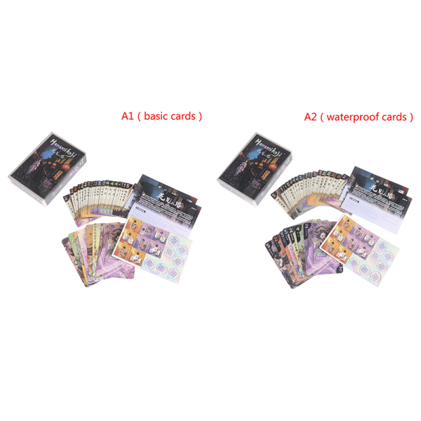 Hanamikoji Lautapeli Osuuskuntakorttipelit Helppo pelata Hauskaa Color waterproof cards