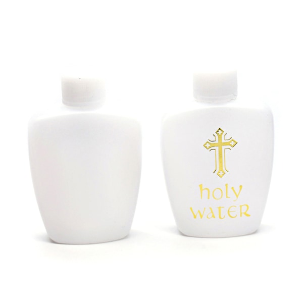40 stk 60ml Creative Jesus Cross Pattern Holy Water Bottle Refil 40PCS