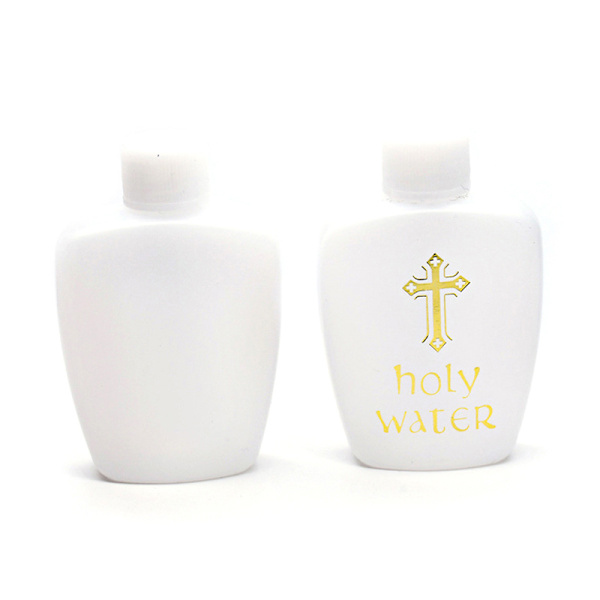 40st 60ml Creative Jesus Cross Pattern Holy Water Bottle Refil 40PCS