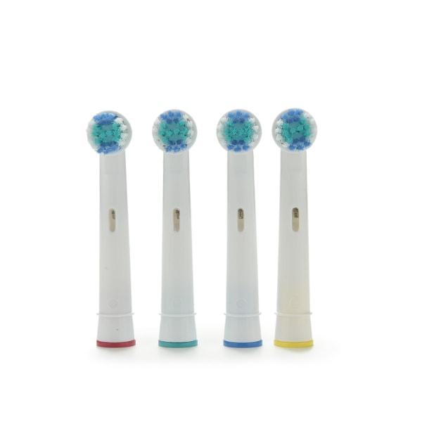 Nytt 4st EB17-4 elektriskt tandborsthuvud White one size