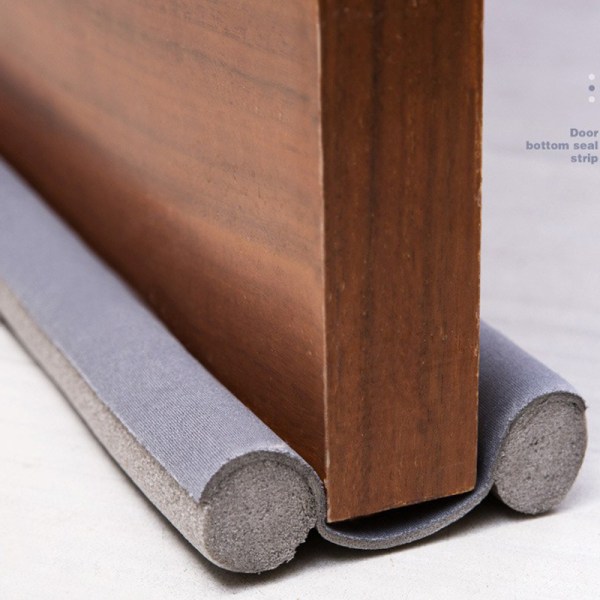 Fleksibel dørbunn tetningslist Lydtett støyreduksjon Gray 95*10cm
