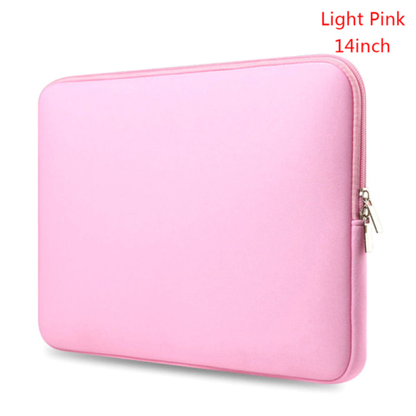 Laptopfodral Case Soft Cover Sleeve Pouch för 14''15,6'' bok Pro Light pink 14