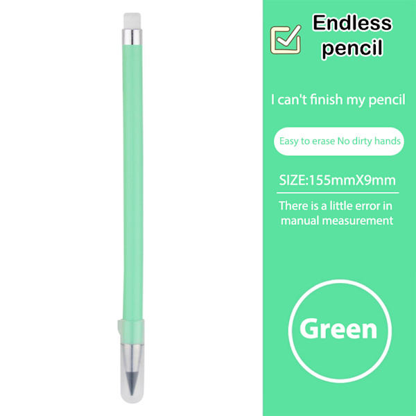 Ny teknologi Ubegrænset skriveblyant No Ink Pen Magic Pencil Green onesize
