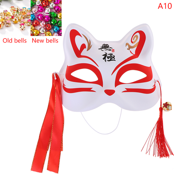 1kpl Anime Fox Masks Half Face Cat Mask Masquerade Festival osa Color A10