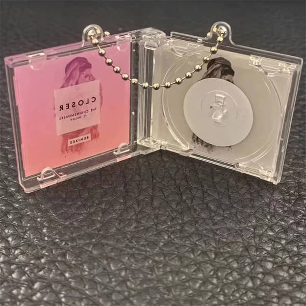 Mini NFC CD-etui nøkkelring perifer minnealbum DIY B A2