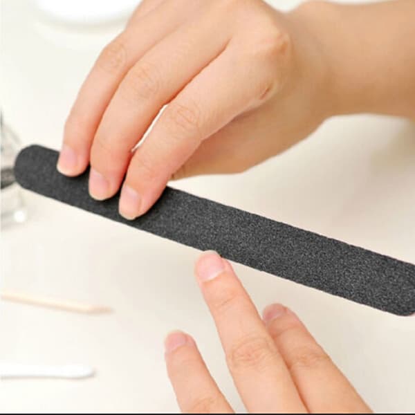 1 stk. ny sort dobbeltsidet neglekunst manicure slibefil
