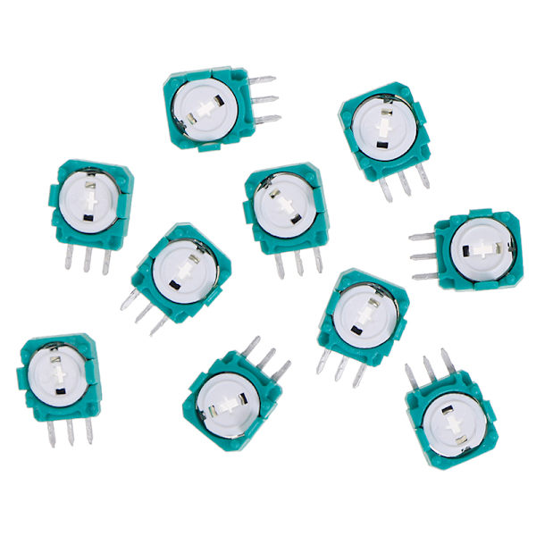 10PC 3D Analog Joystick Potentiometer 3 Pin Sensor Modul Repla One Size