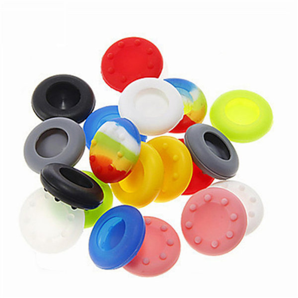 10 st Silikon Joystick Thumb Stick Grips Cap Case för PS3 PS4 Random one size