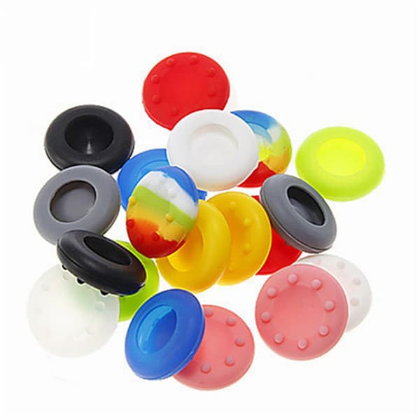 10 stk Silikon Joystick Thumb Stick Grips Cap Case for PS3 PS4 Random one size