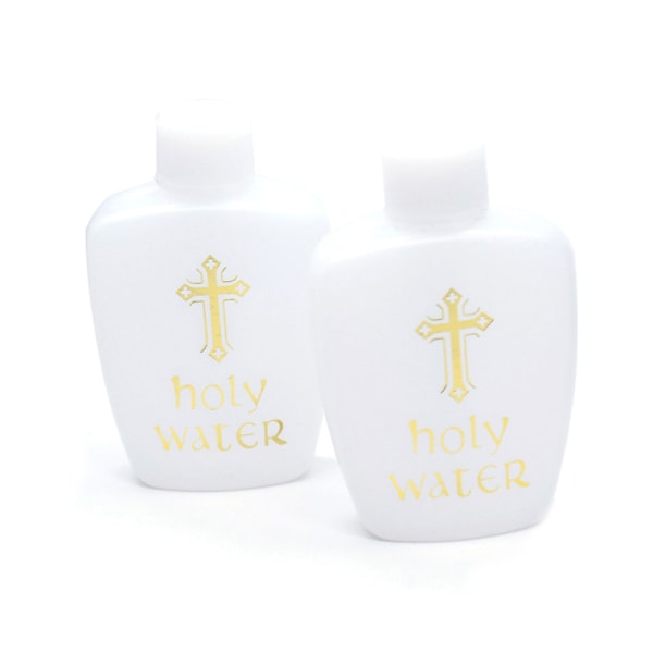 40 kpl 60 ml Creative Jesus Cross Pattern Holy Water Bottle Refil 40PCS