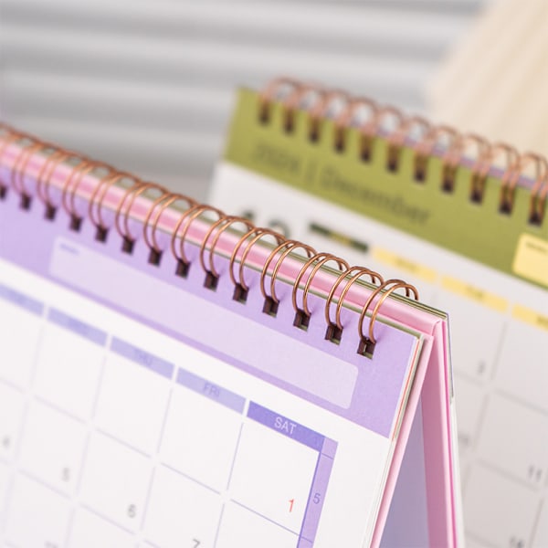 Skrivebords Kalender Green