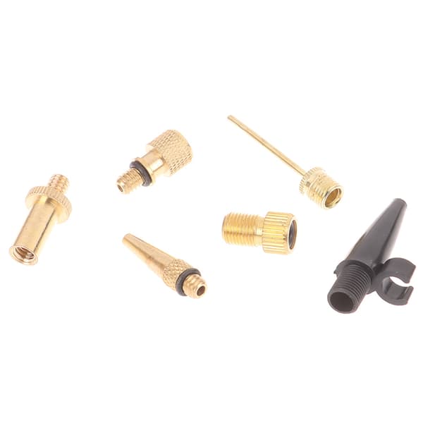 Pumpmunstyckssats Presta Schrader ventiladapter cykel One Size