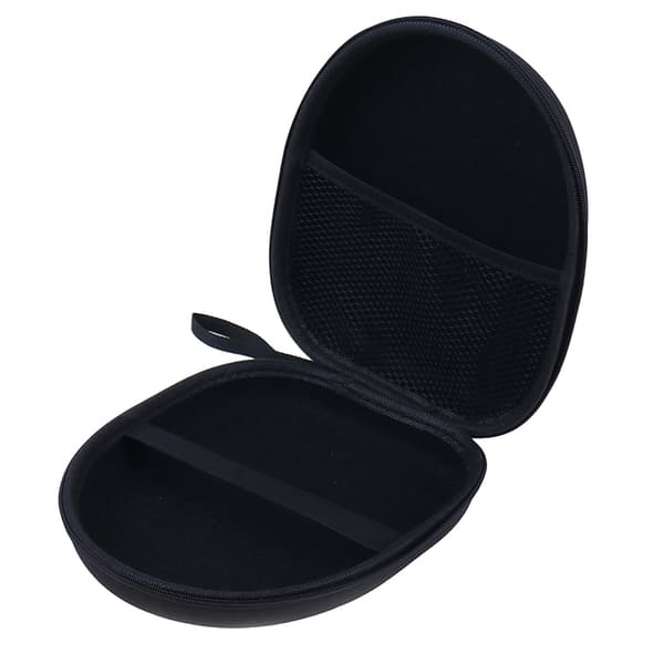 Musta Hard Shell Carry Headphone Headset case Laukku Coll A One Size