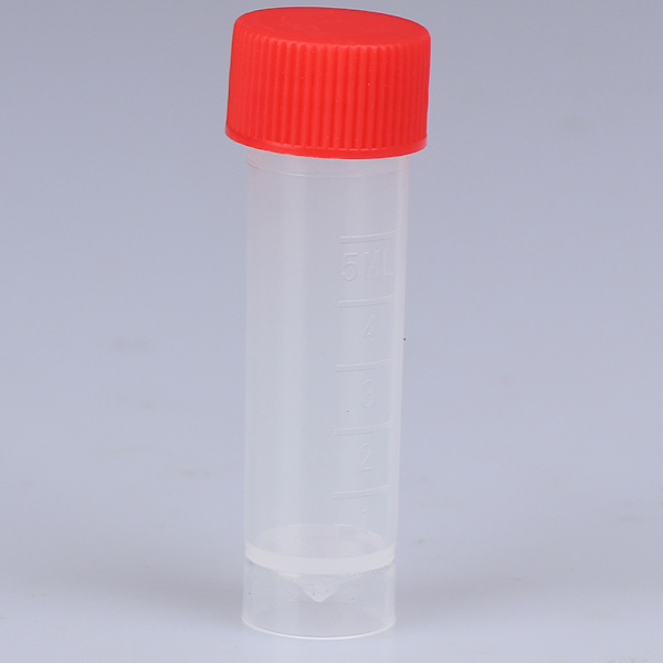 10 kpl 5 ml muoviset koeputket Injektiopullo kierretiivisteellä cap Pakkaus Jatk Red