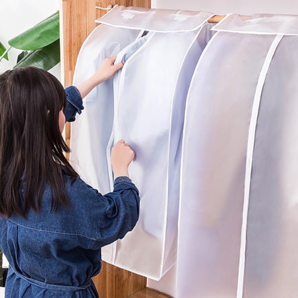 3st Kläder Dammskydd Cover Förvaring Resväska G Transparent 60*50*110