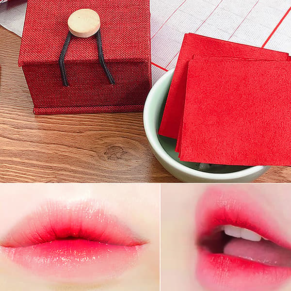 12 st läppstiftspapper Biting Lip Makeup Ancient Makeup Natural onesize