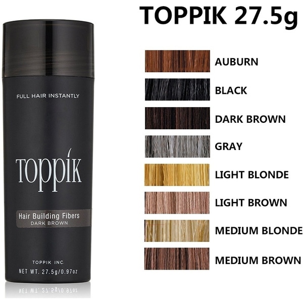 Toppik Large - 27,5g - Dark Brown - Mörkbrun Mörkbrun