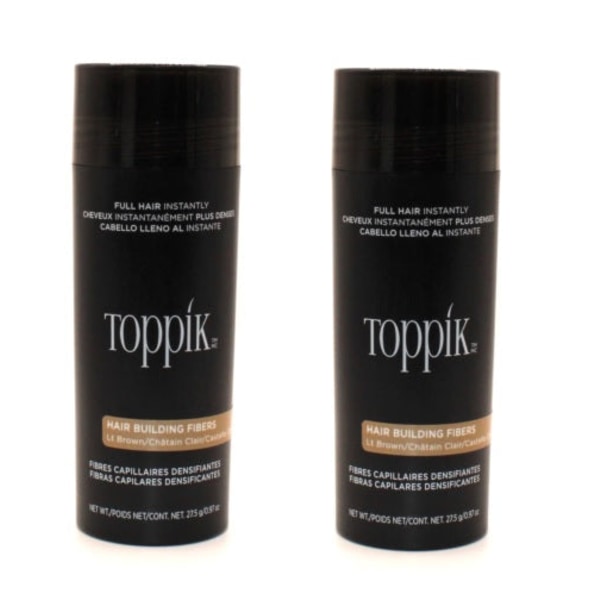 2x Toppik Large - 27,5g - Light Brown - Ljusbrun