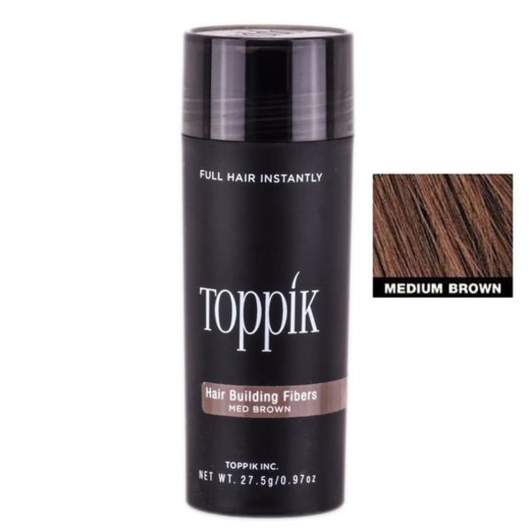 Toppik Large - 27,5g - Medium Brown - Medium brun mellanbrun