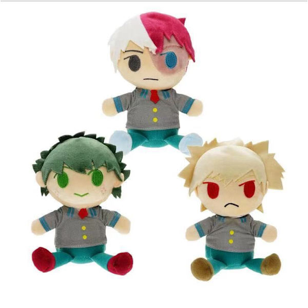 My Hero Academia Plyschdocka (17cm), Fantasy Anime Figur, Supermjuk och Bekväm för Barn.