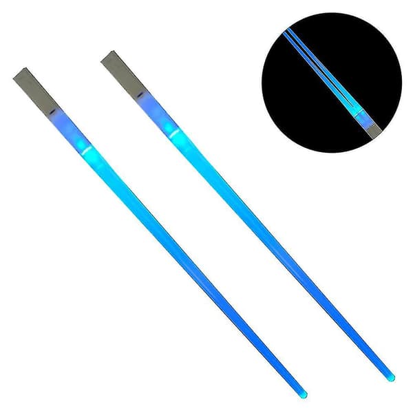 LED Lysende Spisepinde Lysstav Koncert Artefakt, Blinkende Stav Blue